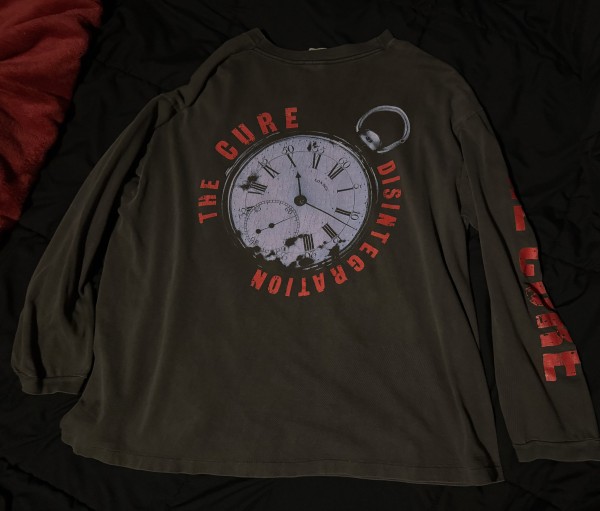 The Cure - 89-92 Australian long sleeve disintegration shirt