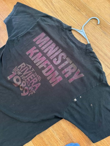 1989 Ministry & KMFDM At The Riviera Shirt