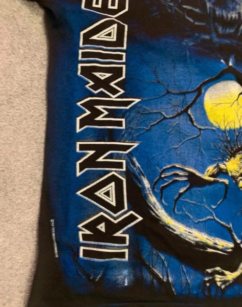 Iron maiden vintage fear of dark AOP Giant Tee Jays
