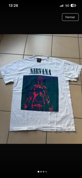 T-shirt Nirvana Sliver 1993
