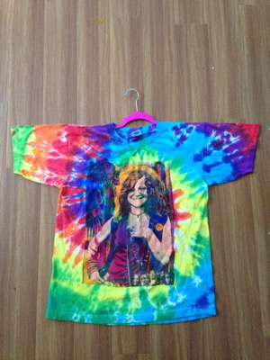 Big brother Janis j Murina rock  tie dye shirt