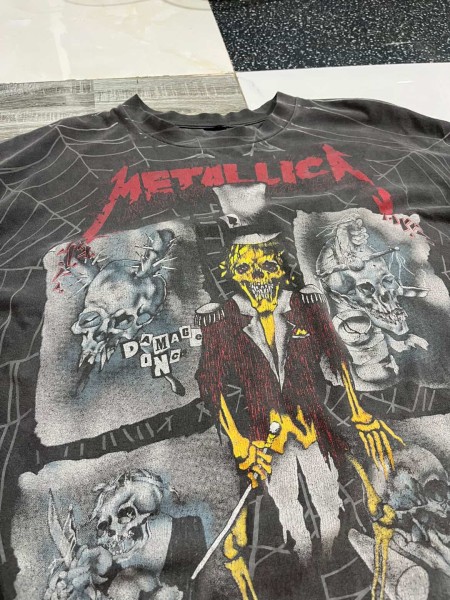 Metallica 1992 pushead brockum tshirt
