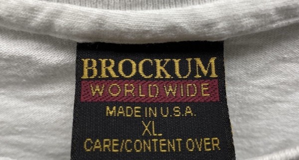 Brockum worldwide tag on Grateful Dead tee