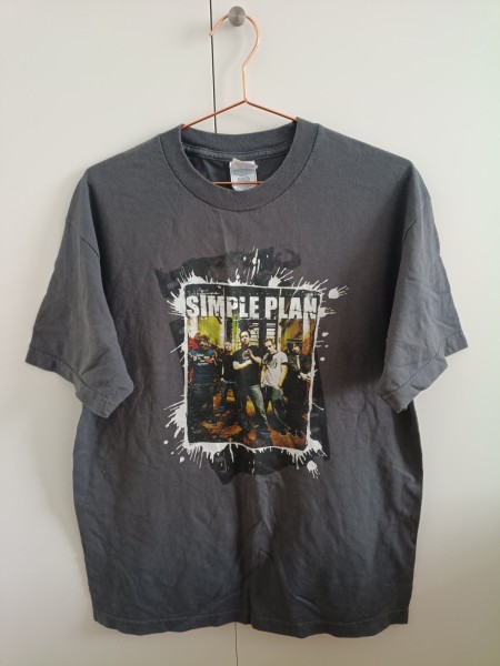 Simple Plan 2005 candian tour t-shirt