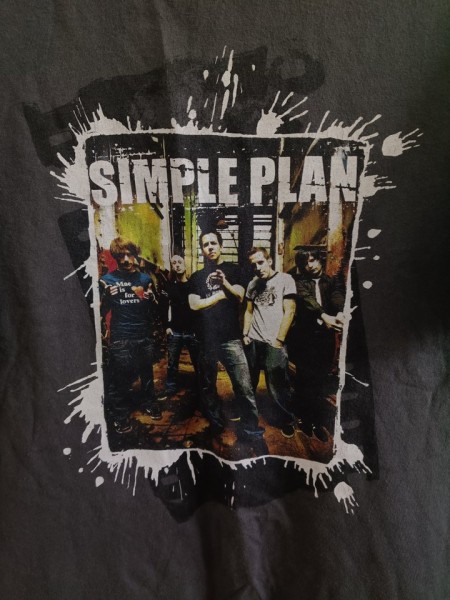 Simple Plan 2005 candian tour t-shirt