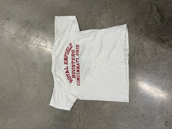 60s/70s royal enfield motorcycle shop tee