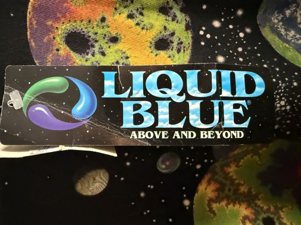 Liquid Blue Fractal Planet Dean Marshall
