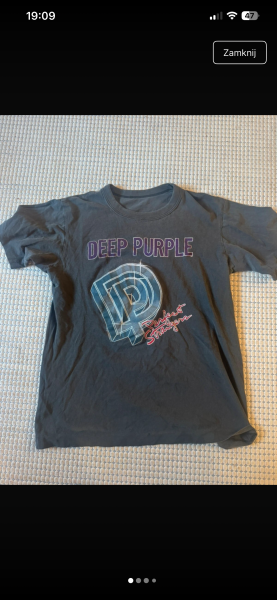 1985 Deep Purple Japan World Tour T-shirt