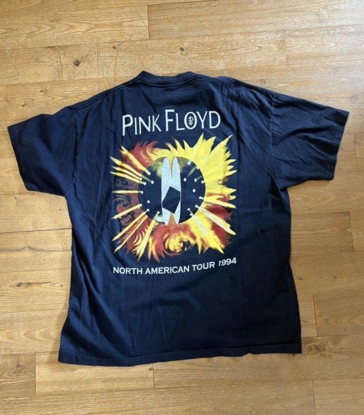 Pink Floyd Tshirt North America Tour 1994 XL - Check
