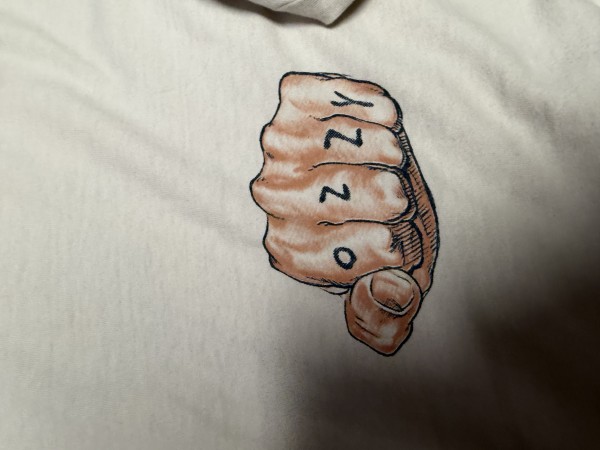 White Ozzy tattoo Longsleeve t-shirt