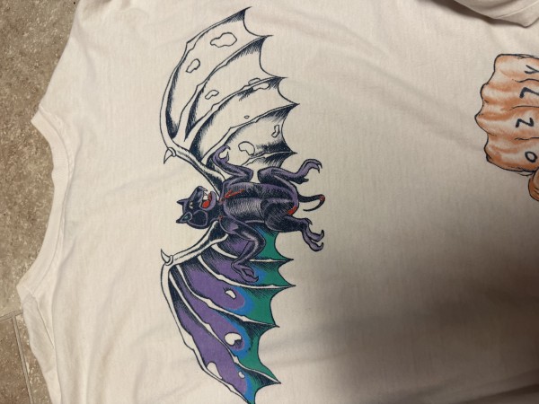 White Ozzy tattoo Longsleeve t-shirt