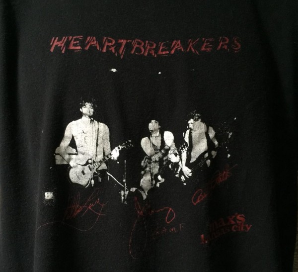 Heartbreakers Max's Kansas City punk t-shirt