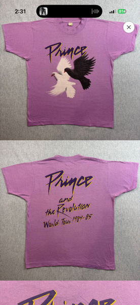 1984 Prince and the Revolution shirt
