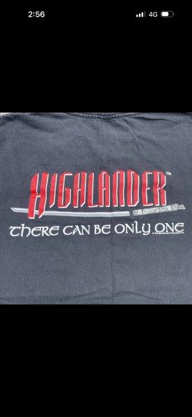 Highlander vintage T-Shirt Shilla Tag
