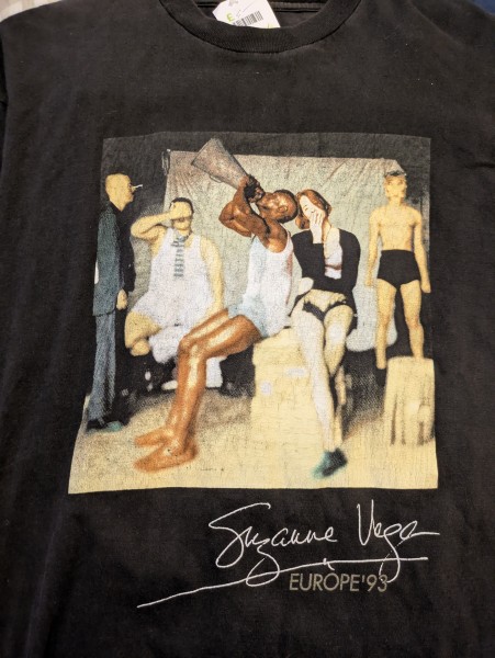 Suzanne vega Europen tour 1993 tee