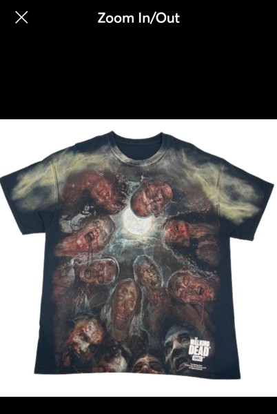 Size large (not sure what shirt brand)