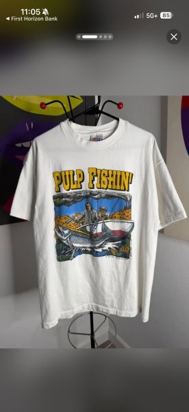 Vintage Pulp Fishing Size Large