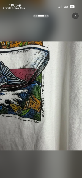 Vintage Pulp Fishing Size Large