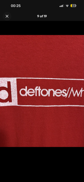 Deftones White Pony Tee on Fruit of the Loom Blank