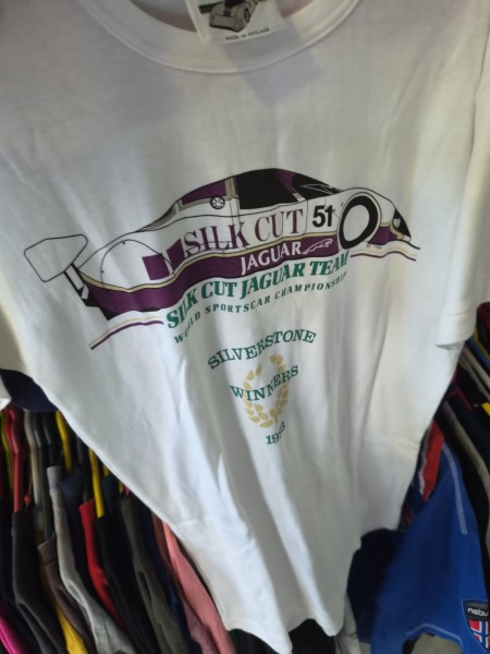 Jaguar Silk cut 1988 win celebretion t shirt