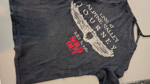 1980 Journey Concert T Alpine Valley