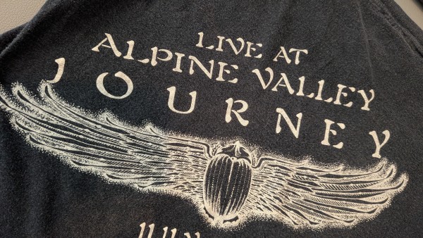 1980 Journey Concert T Alpine Valley
