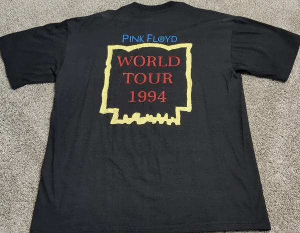 Pink Floyd 1994 World Tour Check Brockum
