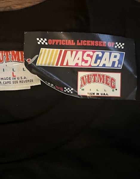 Legit vintage Nutmeg Mills Nascar with tags still?