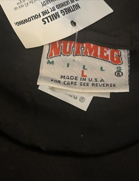 Legit vintage Nutmeg Mills Nascar with tags still?
