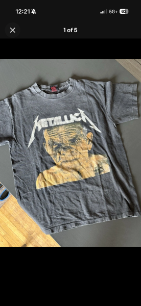 ‘91 Metallica Sandman shirt