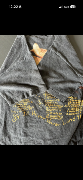 ‘91 Metallica Sandman shirt