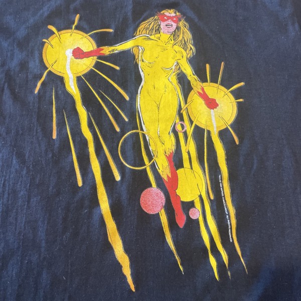 1986 Marvel Comics Firestar T-Shirt Single Stitch Screen Stars?