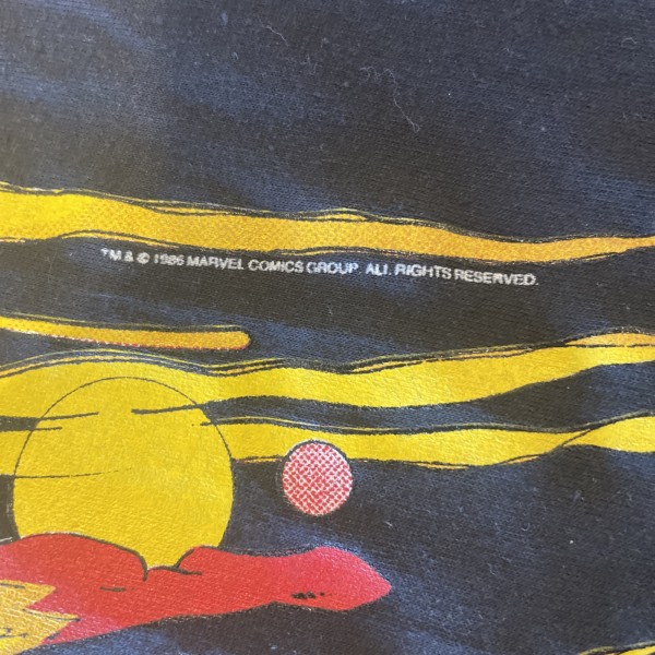 1986 Marvel Comics Firestar T-Shirt Single Stitch Screen Stars?