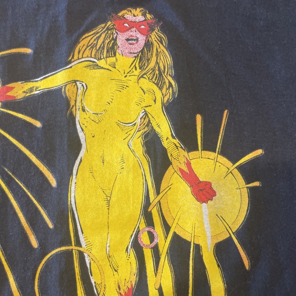 1986 Marvel Comics Firestar T-Shirt Single Stitch Screen Stars M/XS