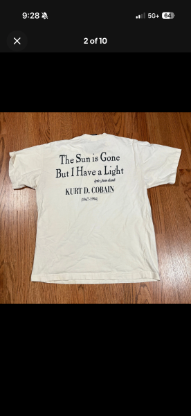 Kurt MTV unplugged size xl