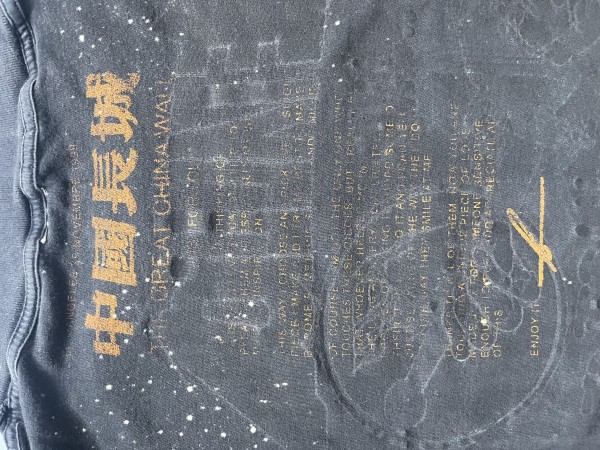 The Great China Wall Metallica t-shirt