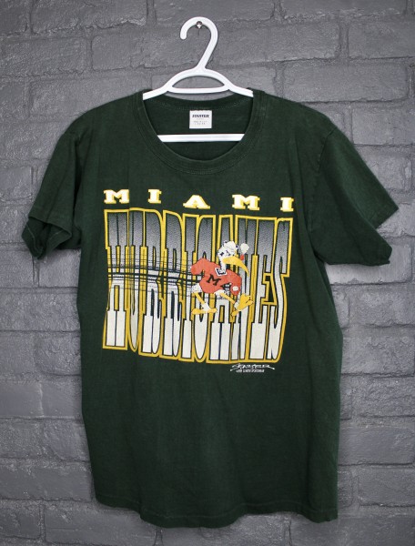 Price check - 1989 Starter Miami Hurricanes t-shirt, size M, made in USA