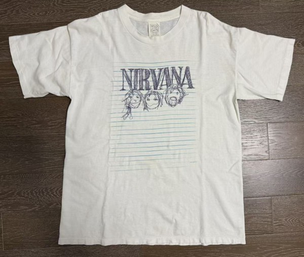 1997 Nirvana Notebook or 'Doodle' Shirt, legit check pls