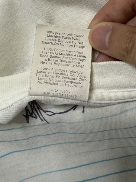 1997 Nirvana Notebook or 'Doodle' Shirt, legit check pls