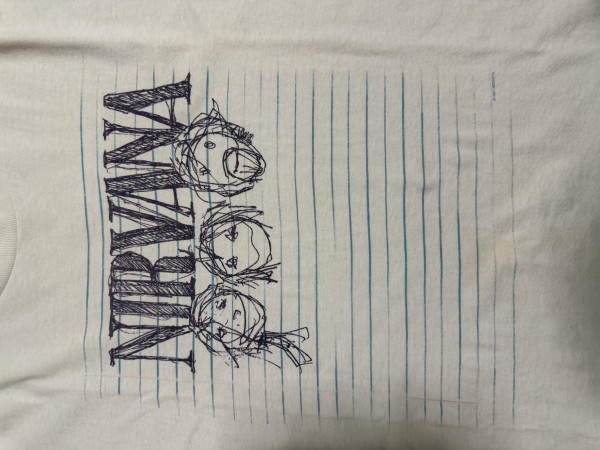 1997 Nirvana Notebook or 'Doodle' Shirt, legit check pls