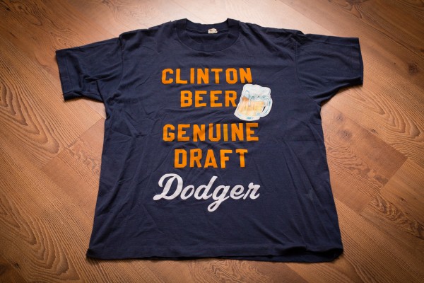 Value for this late 70s Clinton Dodgers Tee?
