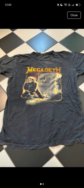 megadeth 1988 mary jane legit check