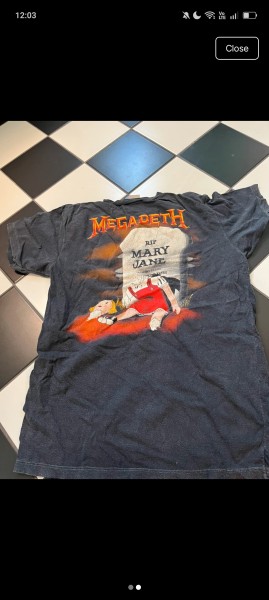 megadeth 1988 mary jane legit check