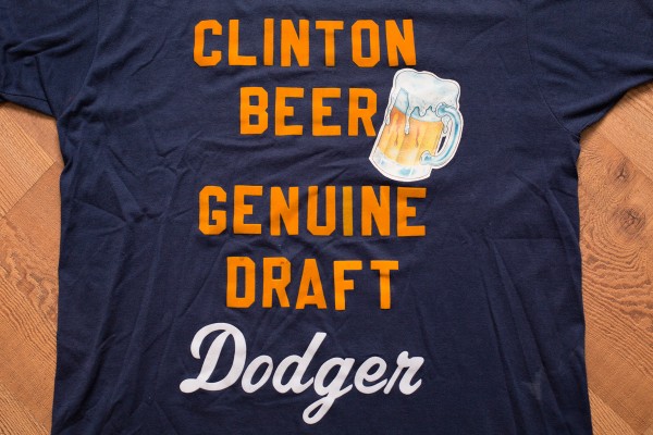 Value for this late 70s Clinton Dodgers Tee?