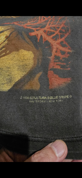1996 Sepultura Roots short Sleeve