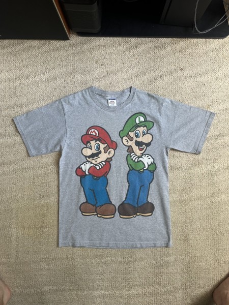 Mario & Luigi Jerzees tee LC/ any info