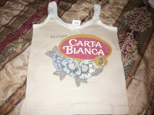 Carta Blanca tank-top