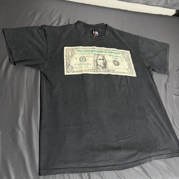 Kurt Cobain Dollar Tee Giant