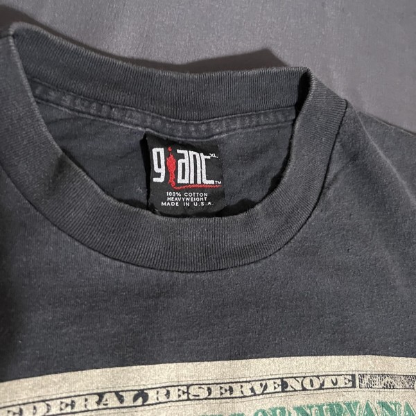 Kurt Cobain Dollar Tee Giant