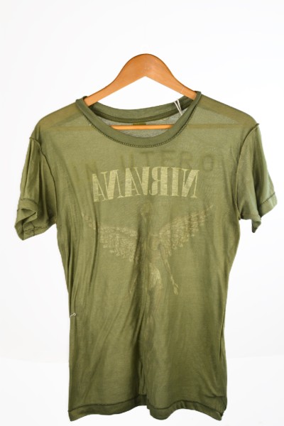 Authentication & dating request — Nirvana In Utero tee (Screen Stars tag)